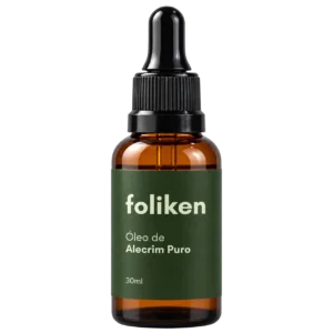 Óleo de Alecrim Foliken 30 ml, frasco sem fundo