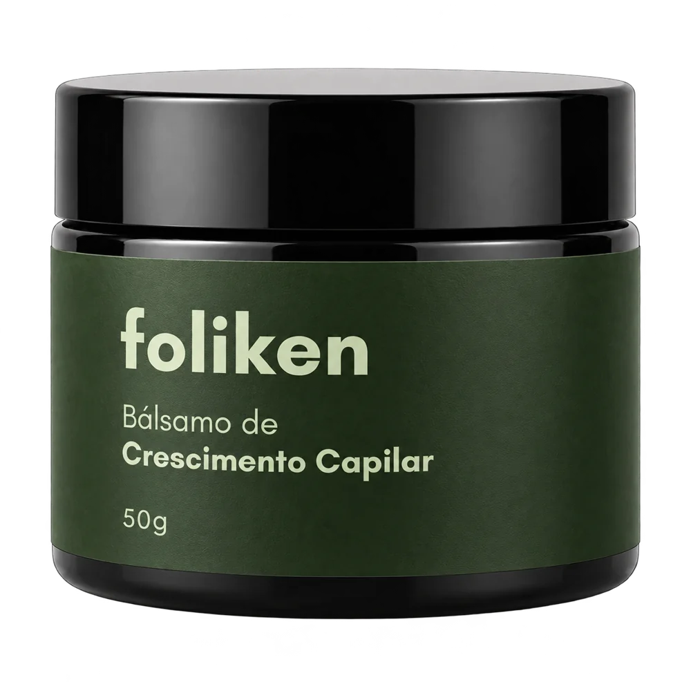 Bálsamo Capilar Foliken, embalagem de 50 g